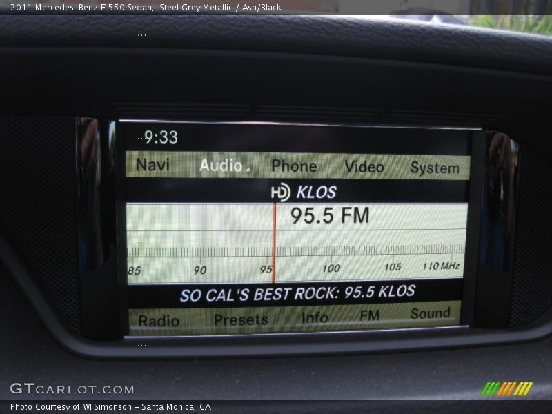 Steel Grey Metallic / Ash/Black 2011 Mercedes-Benz E 550 Sedan