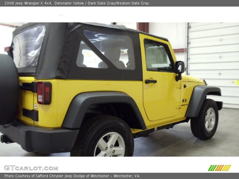 Detonator Yellow / Dark Slate Gray/Medium Slate Gray 2008 Jeep Wrangler X 4x4