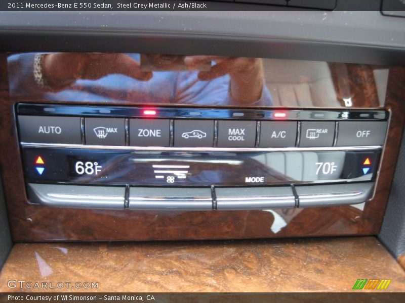 Steel Grey Metallic / Ash/Black 2011 Mercedes-Benz E 550 Sedan