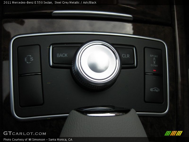 Steel Grey Metallic / Ash/Black 2011 Mercedes-Benz E 550 Sedan