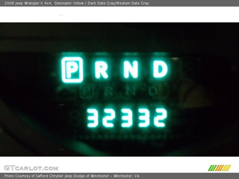 Detonator Yellow / Dark Slate Gray/Medium Slate Gray 2008 Jeep Wrangler X 4x4
