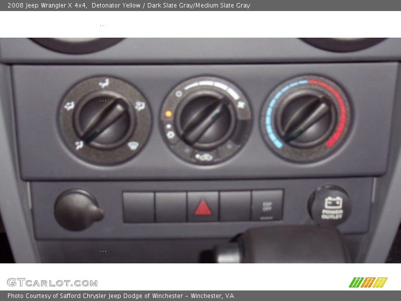 Detonator Yellow / Dark Slate Gray/Medium Slate Gray 2008 Jeep Wrangler X 4x4