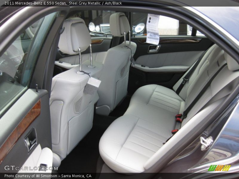 Steel Grey Metallic / Ash/Black 2011 Mercedes-Benz E 550 Sedan