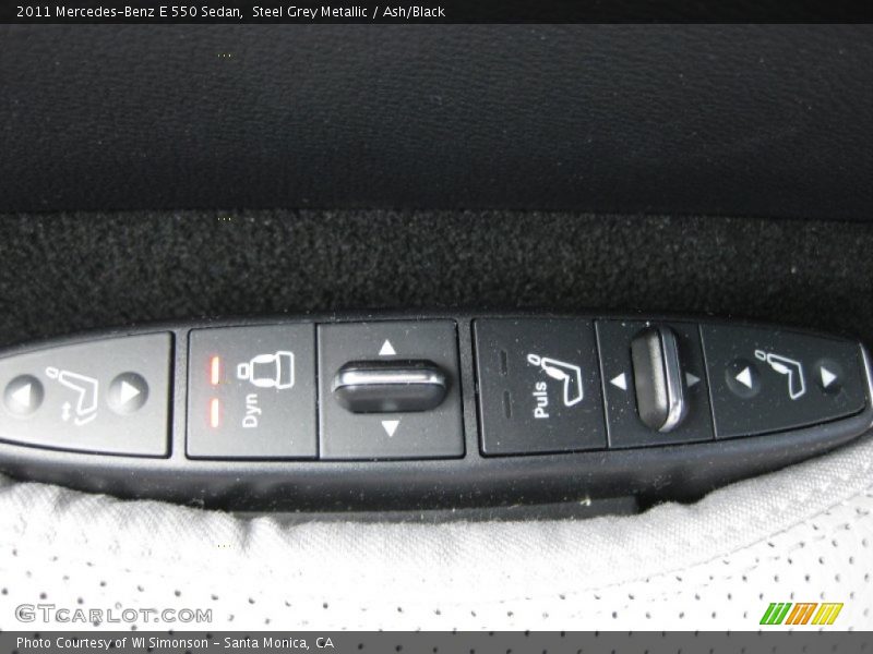 Steel Grey Metallic / Ash/Black 2011 Mercedes-Benz E 550 Sedan