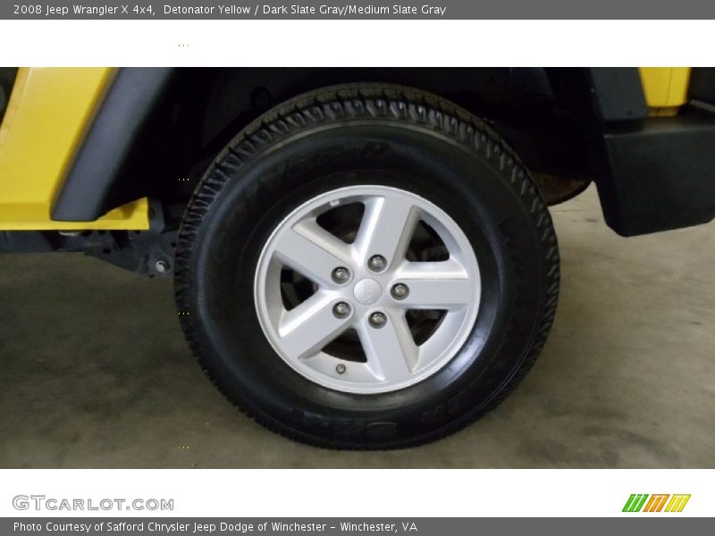 Detonator Yellow / Dark Slate Gray/Medium Slate Gray 2008 Jeep Wrangler X 4x4