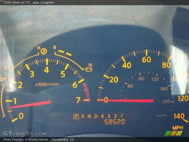 Jade / Graphite 2006 Infiniti QX 56