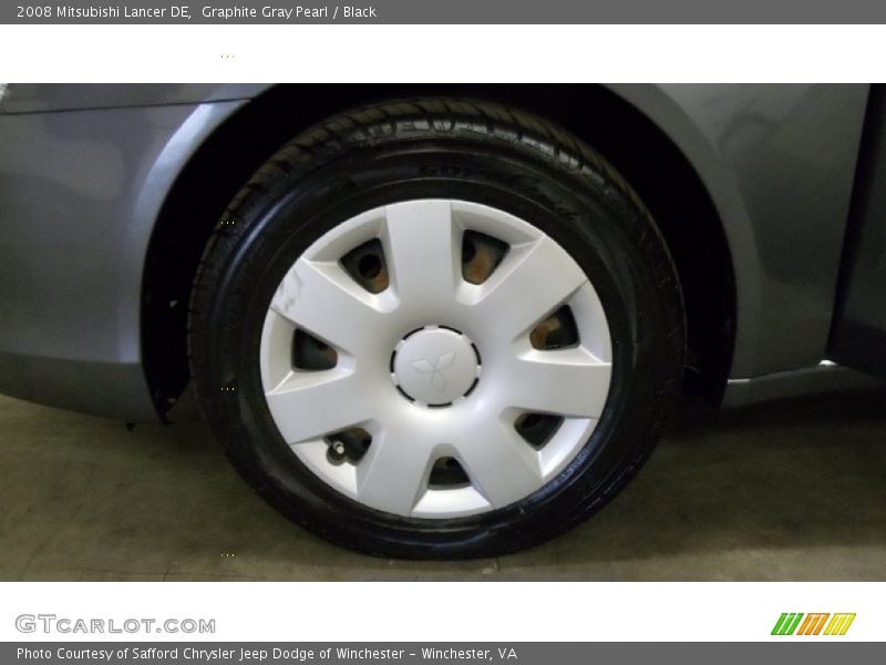 Graphite Gray Pearl / Black 2008 Mitsubishi Lancer DE