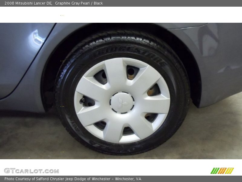 Graphite Gray Pearl / Black 2008 Mitsubishi Lancer DE