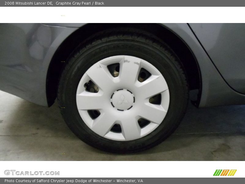 Graphite Gray Pearl / Black 2008 Mitsubishi Lancer DE