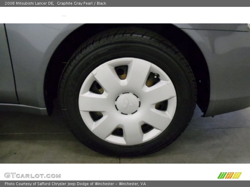 Graphite Gray Pearl / Black 2008 Mitsubishi Lancer DE