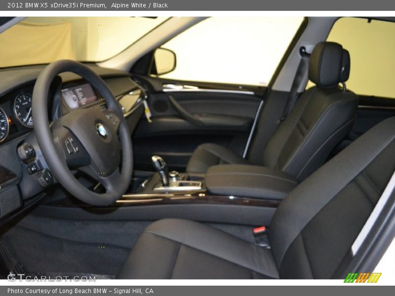 Alpine White / Black 2012 BMW X5 xDrive35i Premium
