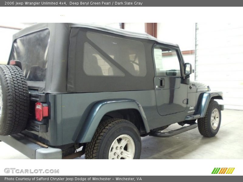 Deep Beryl Green Pearl / Dark Slate Gray 2006 Jeep Wrangler Unlimited 4x4