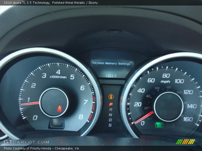  2010 TL 3.5 Technology 3.5 Technology Gauges