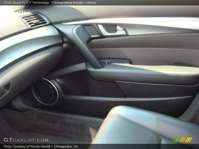 Polished Metal Metallic / Ebony 2010 Acura TL 3.5 Technology