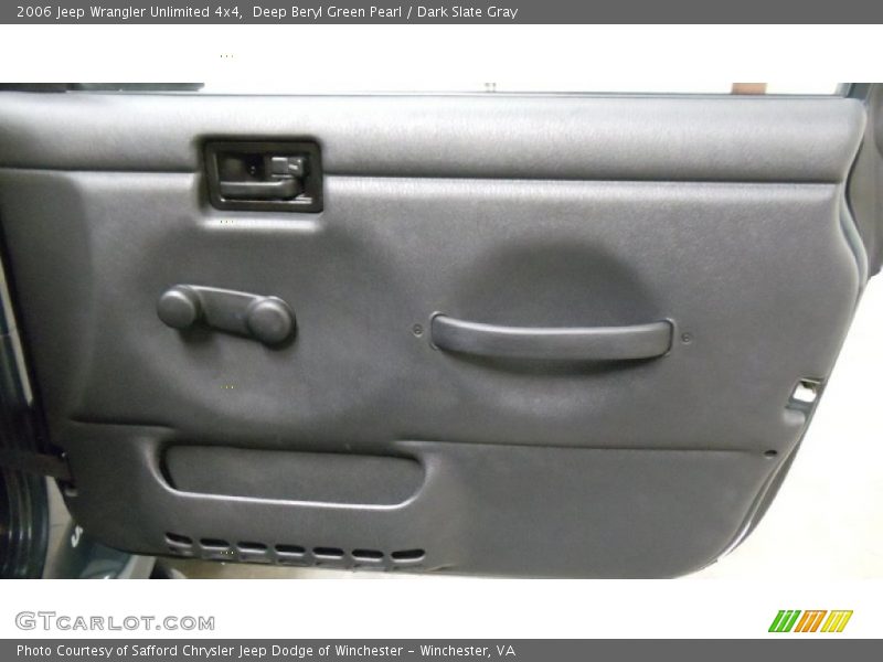 Deep Beryl Green Pearl / Dark Slate Gray 2006 Jeep Wrangler Unlimited 4x4