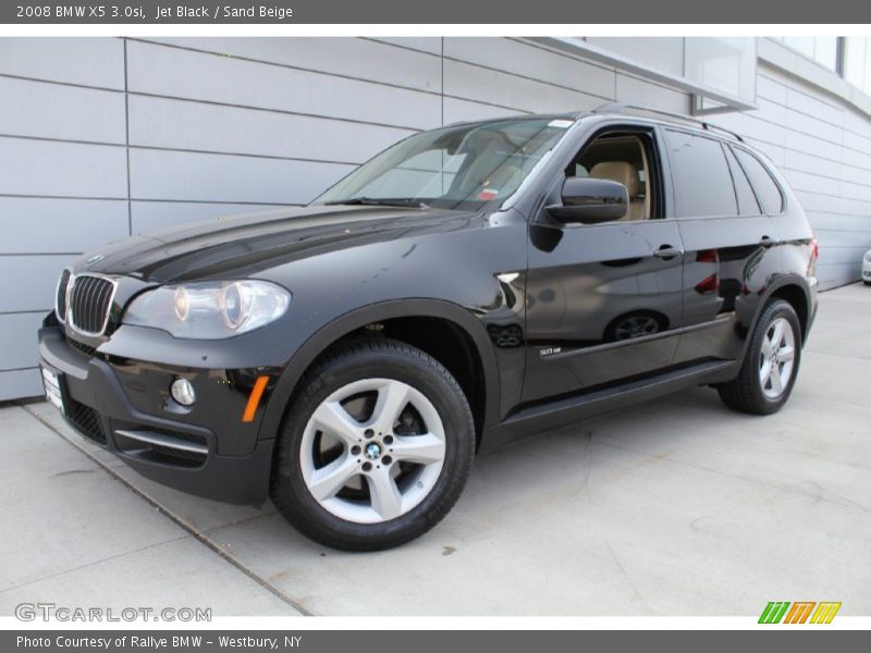 Jet Black / Sand Beige 2008 BMW X5 3.0si