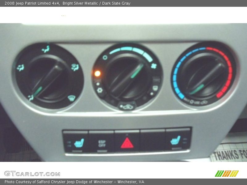 Bright Silver Metallic / Dark Slate Gray 2008 Jeep Patriot Limited 4x4