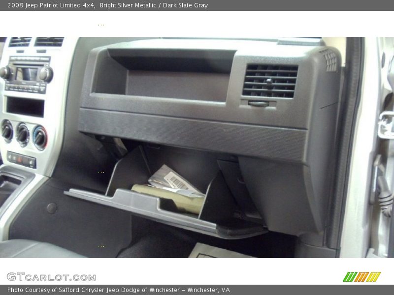 Bright Silver Metallic / Dark Slate Gray 2008 Jeep Patriot Limited 4x4
