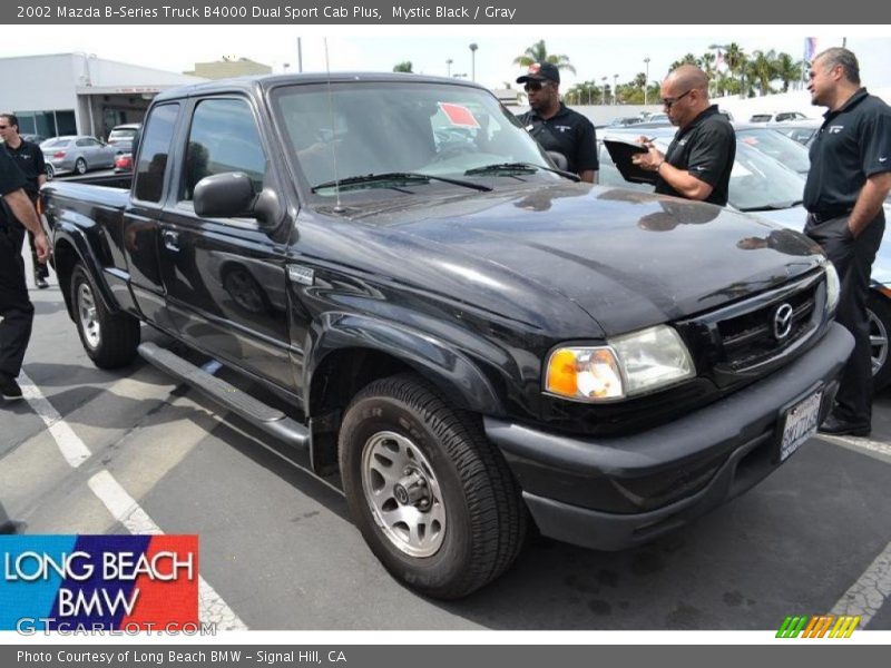 Mystic Black / Gray 2002 Mazda B-Series Truck B4000 Dual Sport Cab Plus
