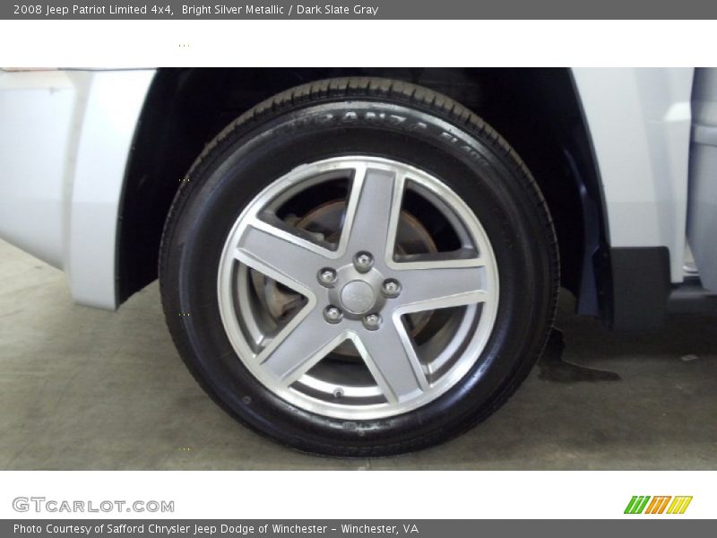 Bright Silver Metallic / Dark Slate Gray 2008 Jeep Patriot Limited 4x4
