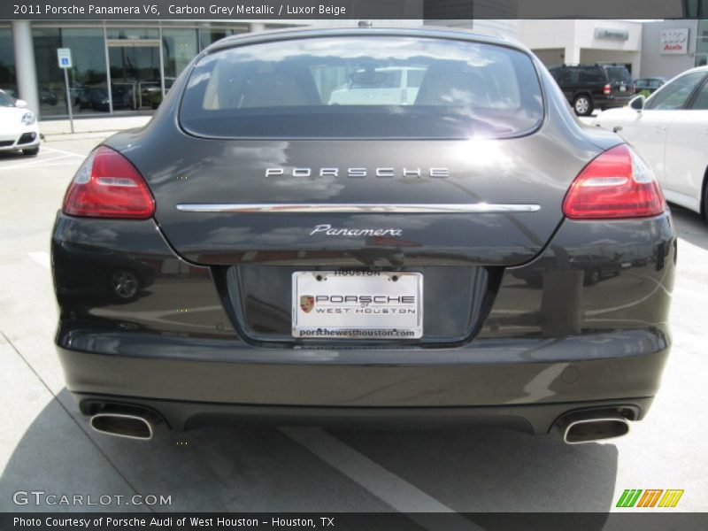 Carbon Grey Metallic / Luxor Beige 2011 Porsche Panamera V6