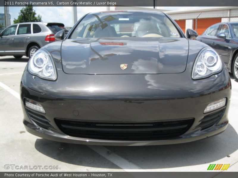 Carbon Grey Metallic / Luxor Beige 2011 Porsche Panamera V6