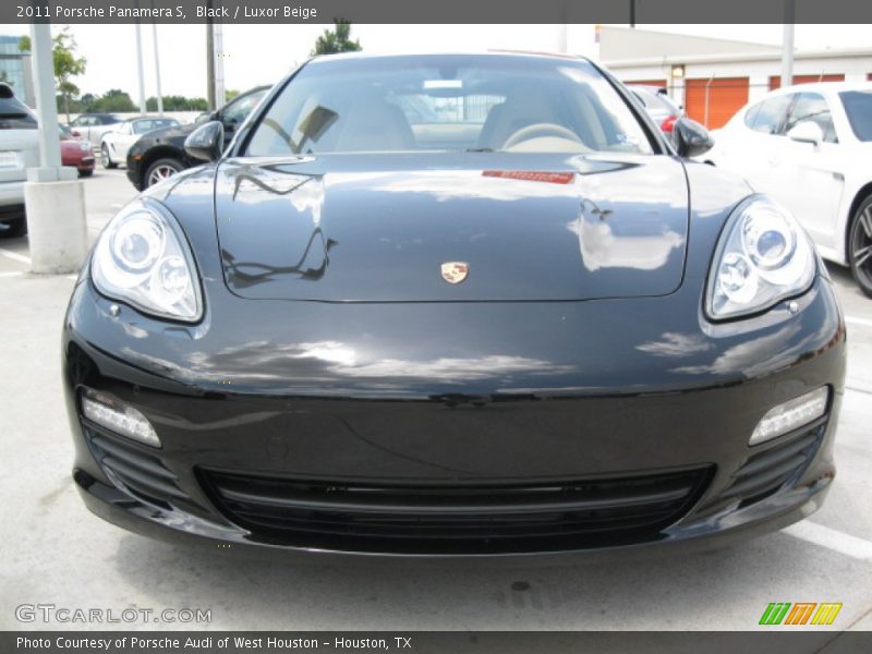 Black / Luxor Beige 2011 Porsche Panamera S