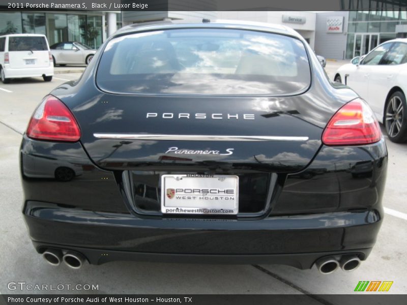 Black / Luxor Beige 2011 Porsche Panamera S