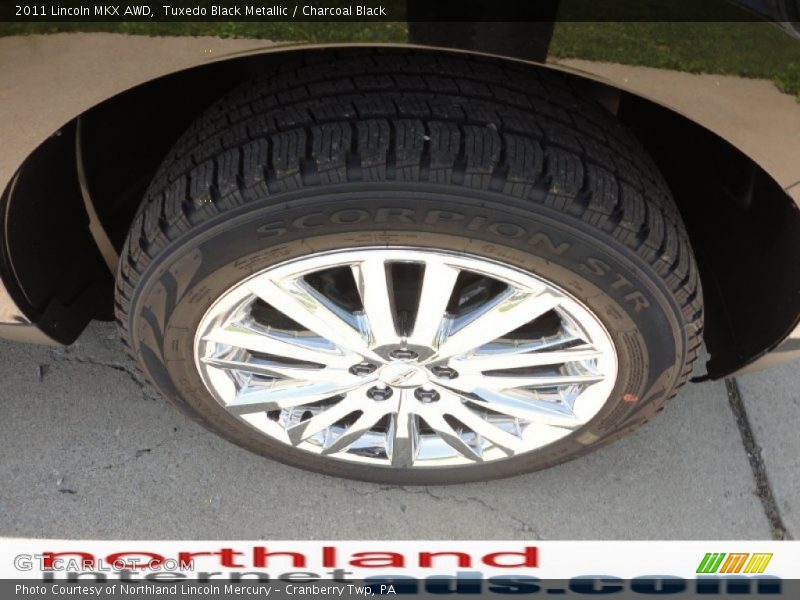 Tuxedo Black Metallic / Charcoal Black 2011 Lincoln MKX AWD