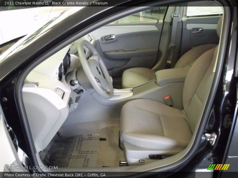 Black Granite Metallic / Titanium 2011 Chevrolet Malibu LS