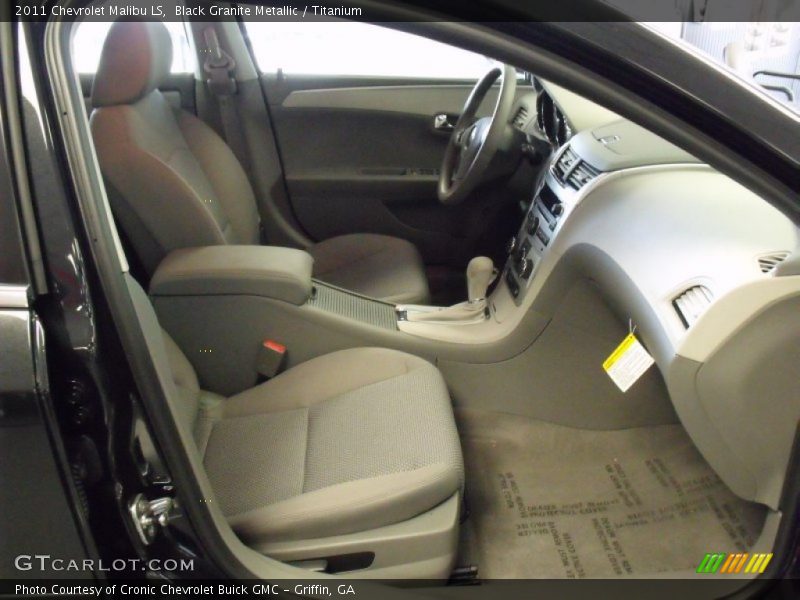 Black Granite Metallic / Titanium 2011 Chevrolet Malibu LS