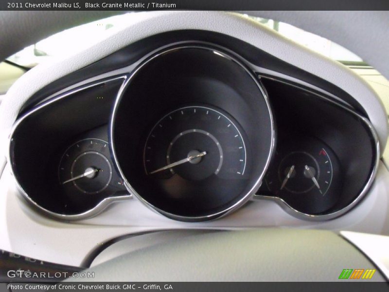 Black Granite Metallic / Titanium 2011 Chevrolet Malibu LS