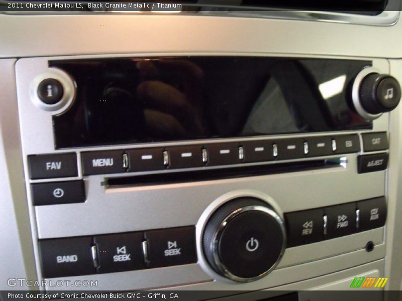 Black Granite Metallic / Titanium 2011 Chevrolet Malibu LS