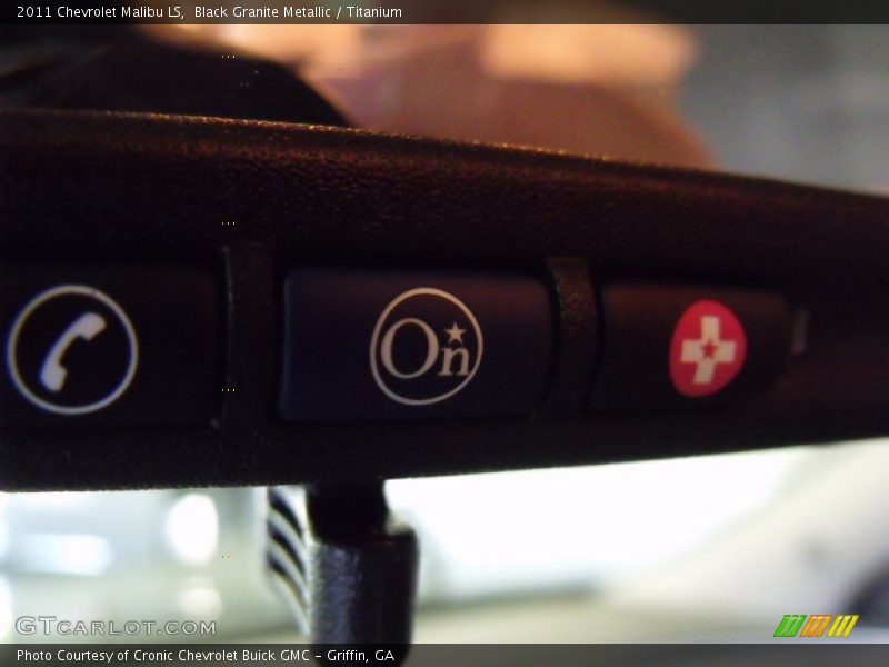 Black Granite Metallic / Titanium 2011 Chevrolet Malibu LS