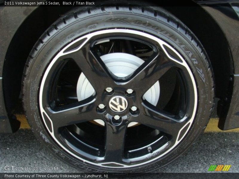 Black / Titan Black 2011 Volkswagen Jetta S Sedan
