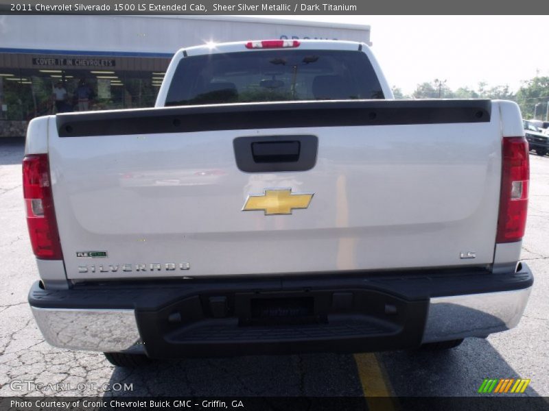 Sheer Silver Metallic / Dark Titanium 2011 Chevrolet Silverado 1500 LS Extended Cab