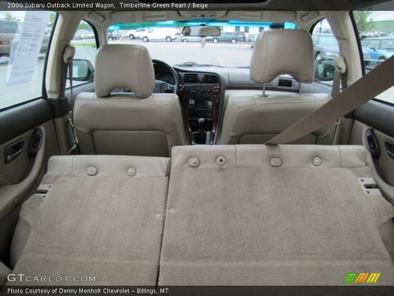 Timberline Green Pearl / Beige 2000 Subaru Outback Limited Wagon