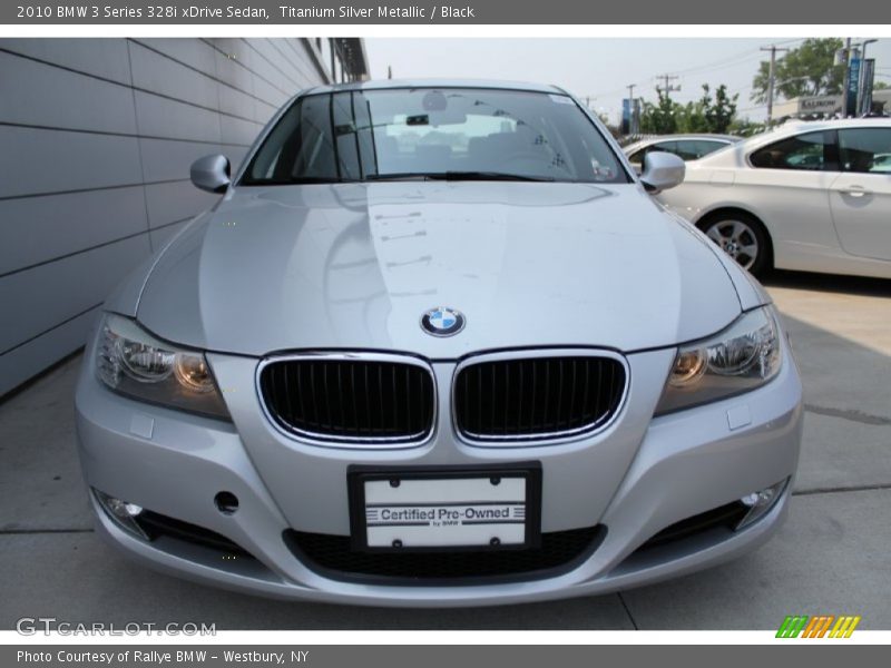 Titanium Silver Metallic / Black 2010 BMW 3 Series 328i xDrive Sedan