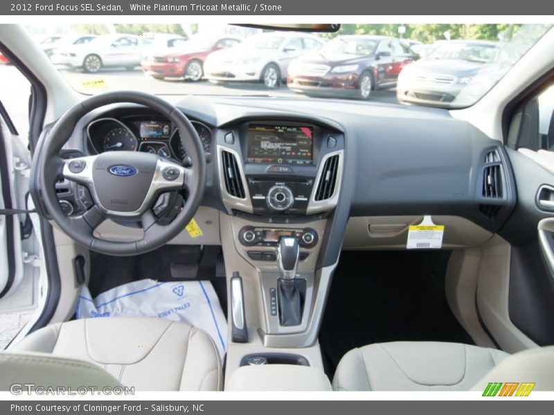 Dashboard of 2012 Focus SEL Sedan