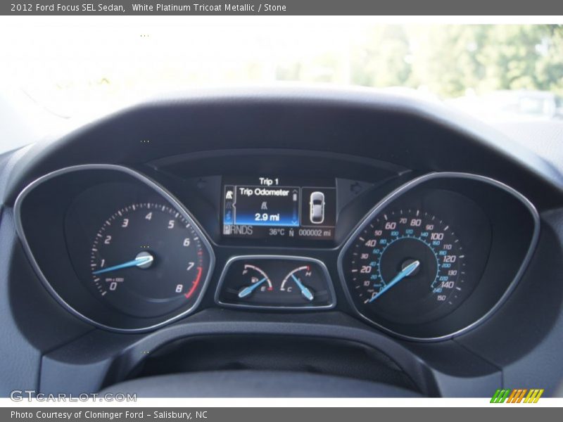 2012 Focus SEL Sedan SEL Sedan Gauges