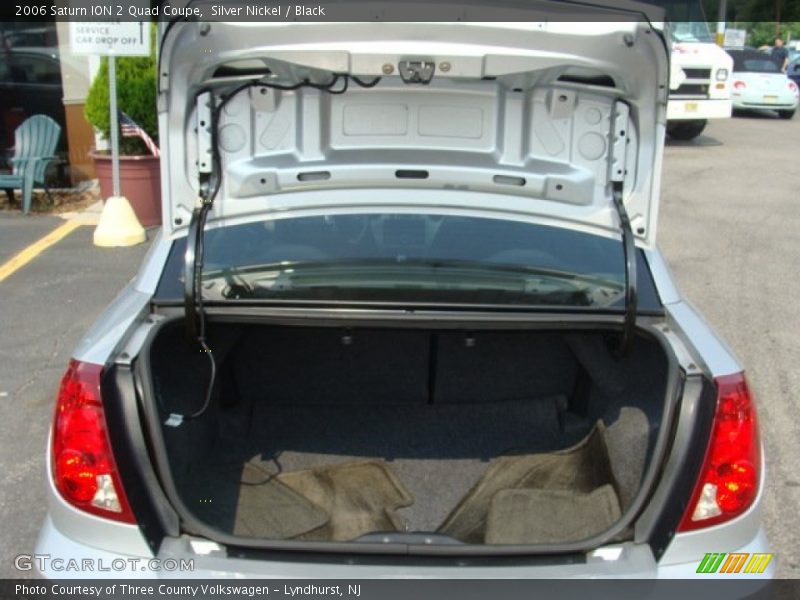 Silver Nickel / Black 2006 Saturn ION 2 Quad Coupe