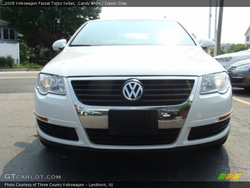 Candy White / Classic Gray 2008 Volkswagen Passat Turbo Sedan