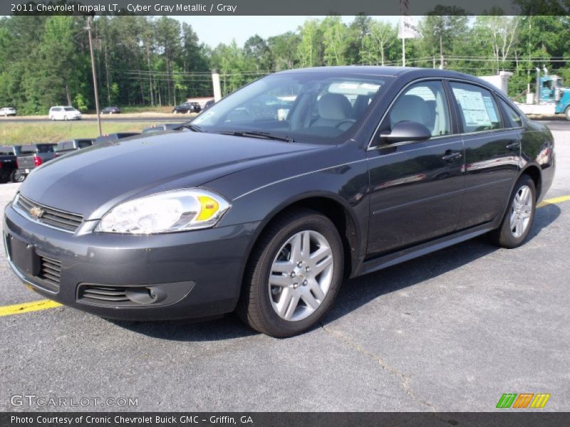 Cyber Gray Metallic / Gray 2011 Chevrolet Impala LT