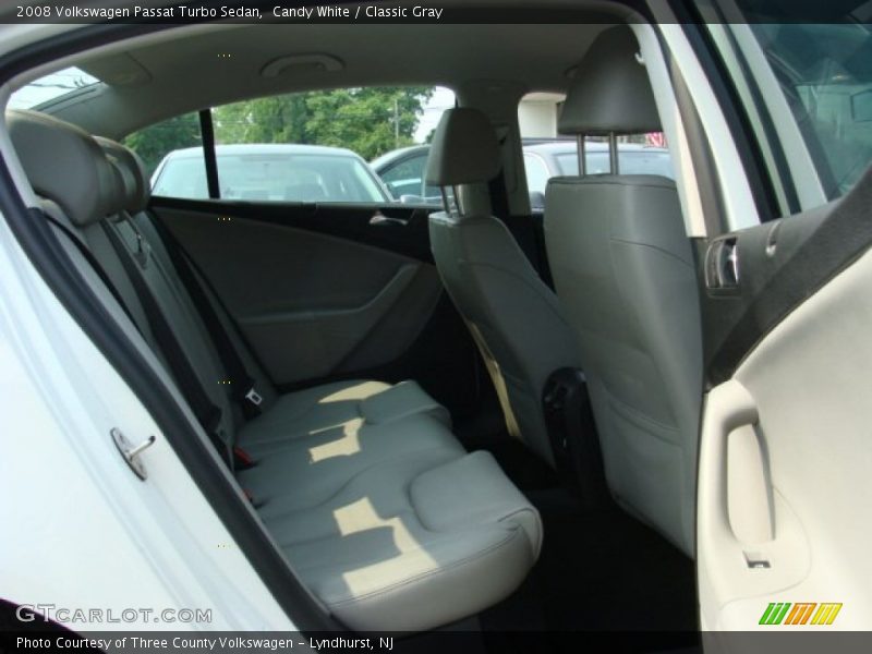 Candy White / Classic Gray 2008 Volkswagen Passat Turbo Sedan