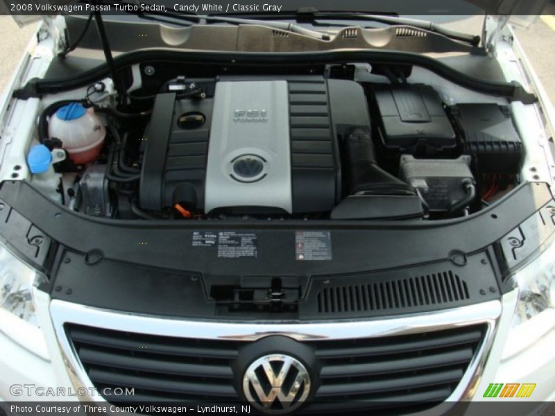 Candy White / Classic Gray 2008 Volkswagen Passat Turbo Sedan