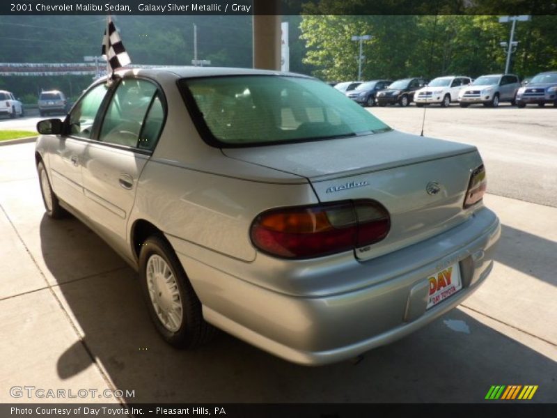 Galaxy Silver Metallic / Gray 2001 Chevrolet Malibu Sedan