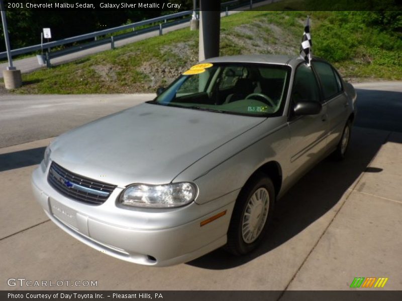 Galaxy Silver Metallic / Gray 2001 Chevrolet Malibu Sedan