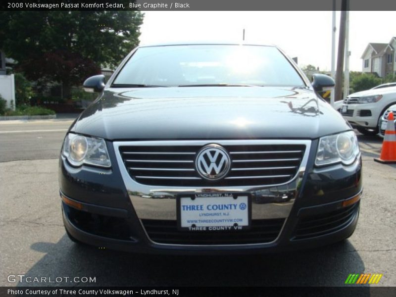 Blue Graphite / Black 2008 Volkswagen Passat Komfort Sedan