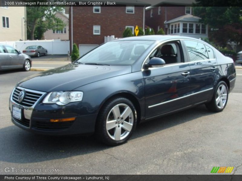 Blue Graphite / Black 2008 Volkswagen Passat Komfort Sedan