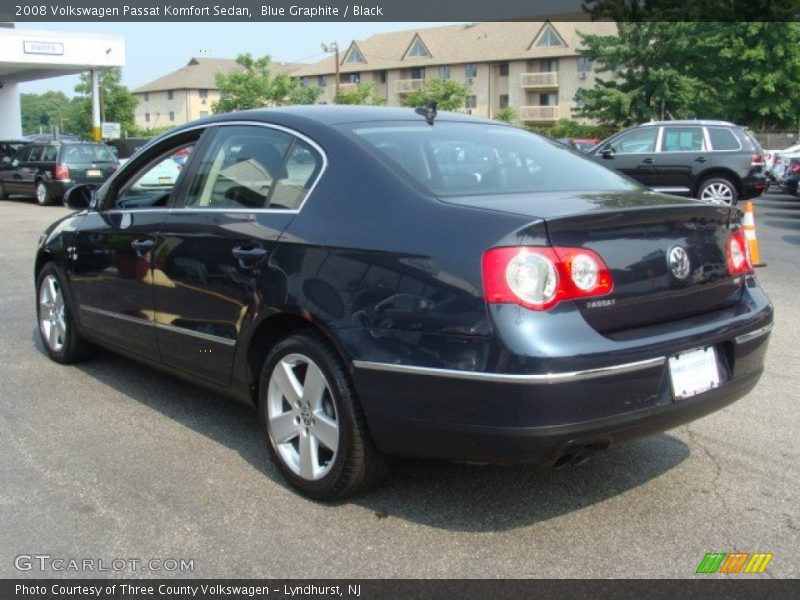 Blue Graphite / Black 2008 Volkswagen Passat Komfort Sedan